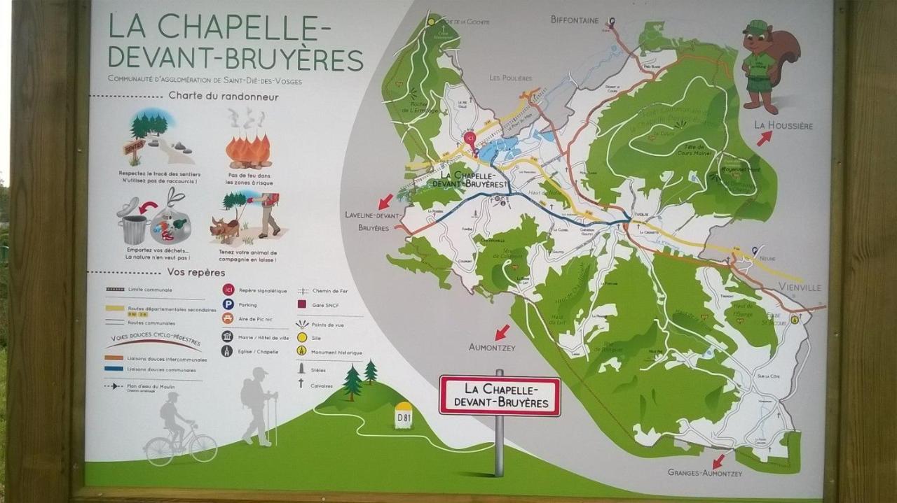 Les Gites De L Etang :Studio A 20 Mn De Gerardmer La Chapelle  Экстерьер фото